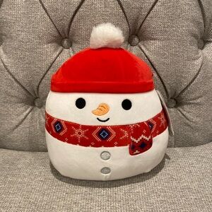 NWT! 8” Manny the Snowman Squishmallow  squishmallows plush stuffed animals toys